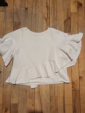 5 à 7 Cotton Flutter Top